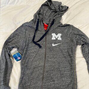 Women's Nike University of Michigan Jacket Athletic Size Small, New with Tags